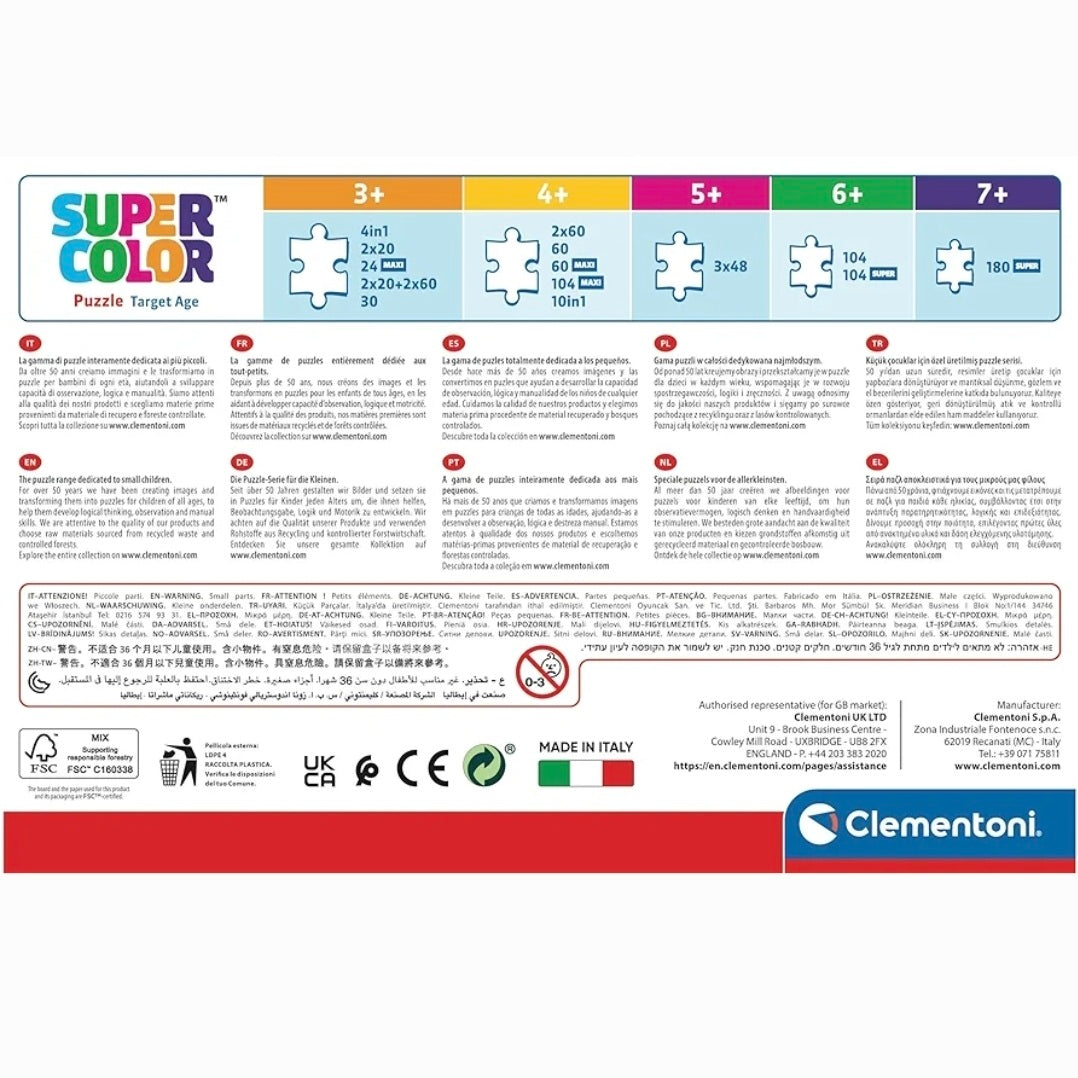 Clementoni: Bluey - 2x20 stukjes