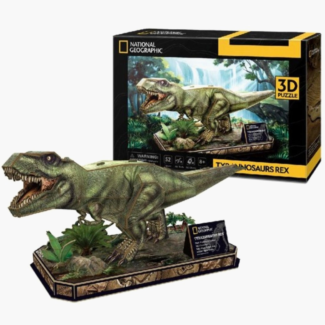National Geographic: 3D Tyrannosaurus Rex - 52 stukjes