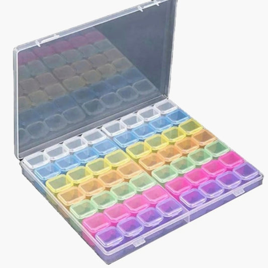 Gekleurde Sorteerdoos 56 vakjes