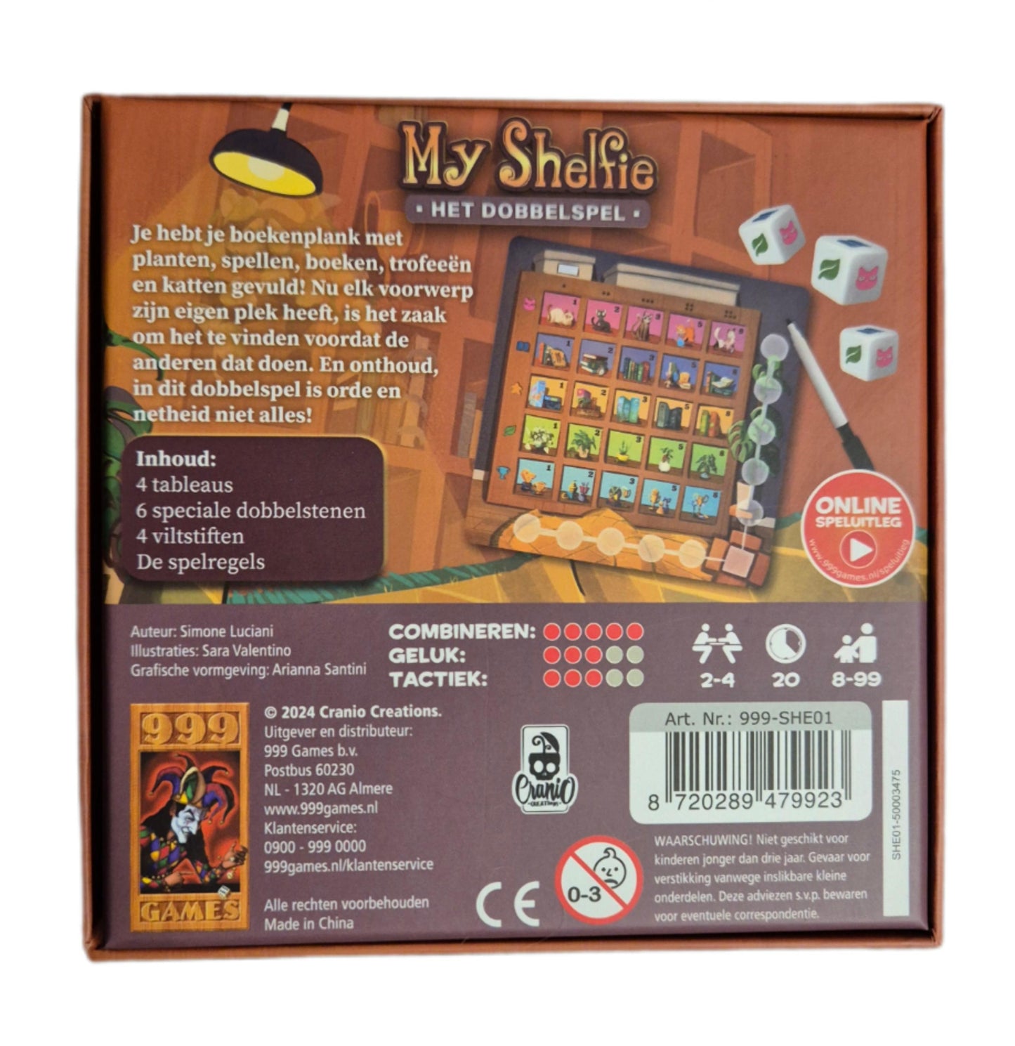 999 games: My Shelfie - Het Dobbelspel