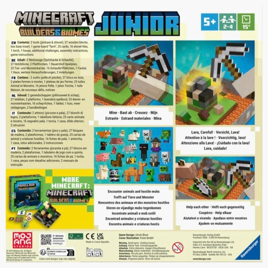 Ravensburger: Minecraft - Builders & Biomes Junior