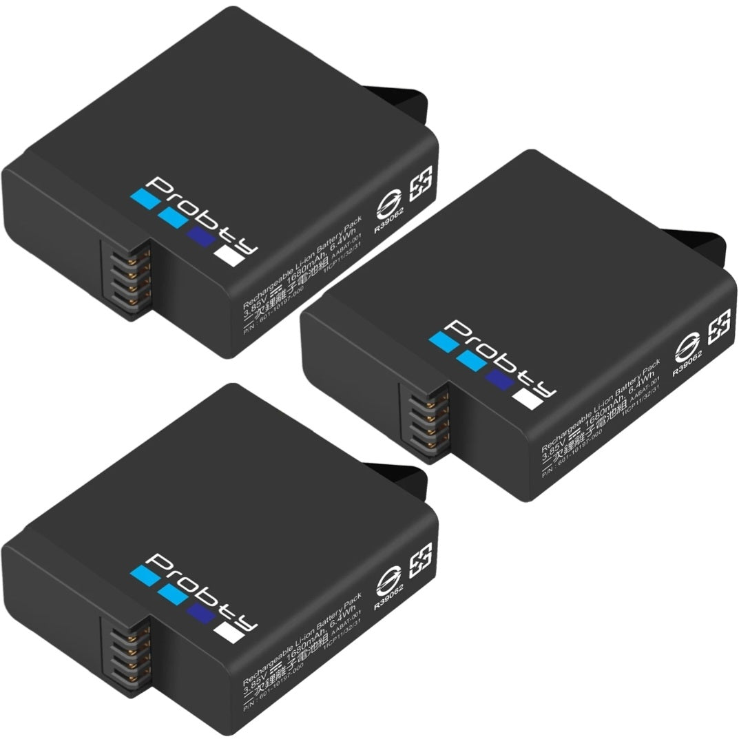 Probty batterijlader + 3 batterijen