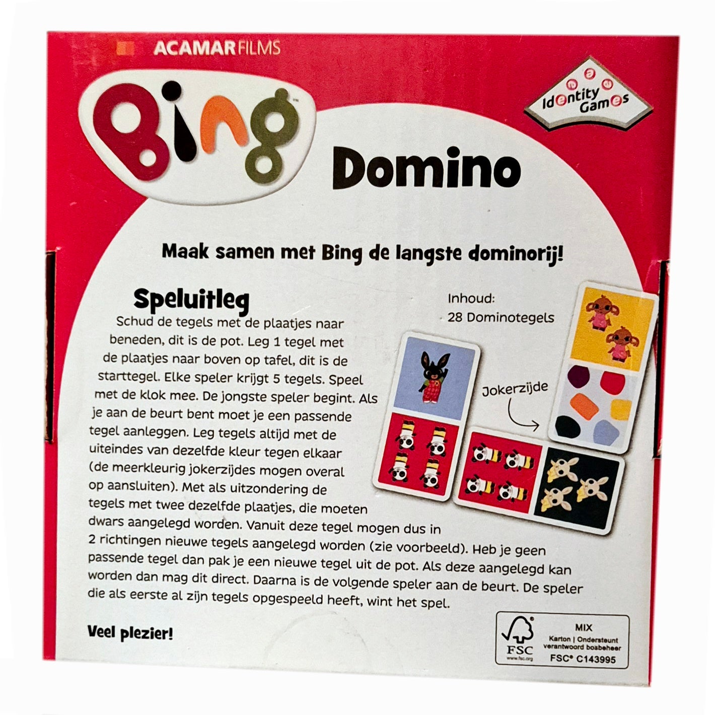 Identity Games: BING - Domino