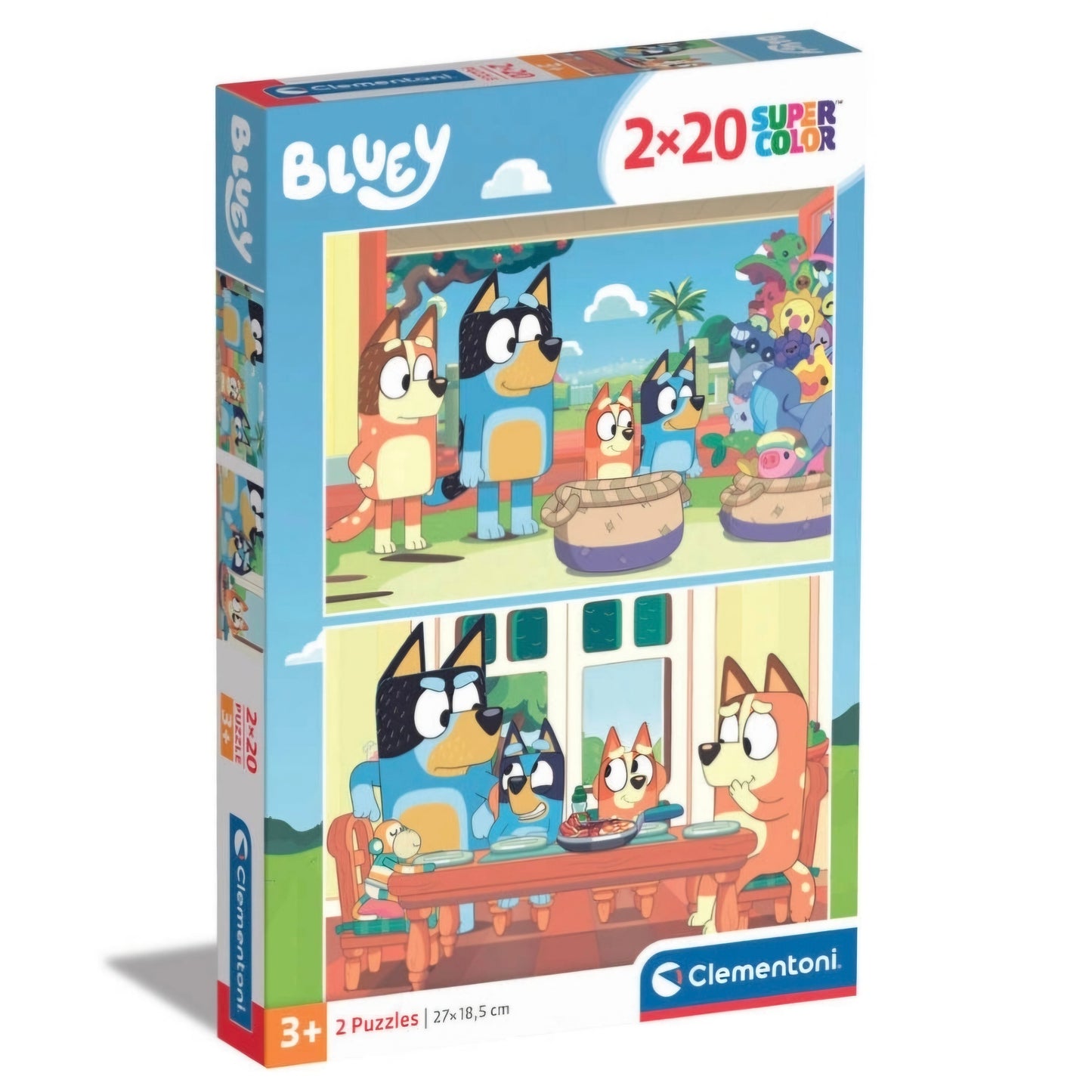 Clementoni: Bluey - 2x20 stukjes