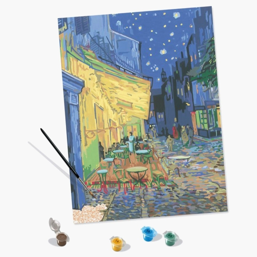 Ravensburger: Cafe terrace (Van Gogh) schilderen op nummer