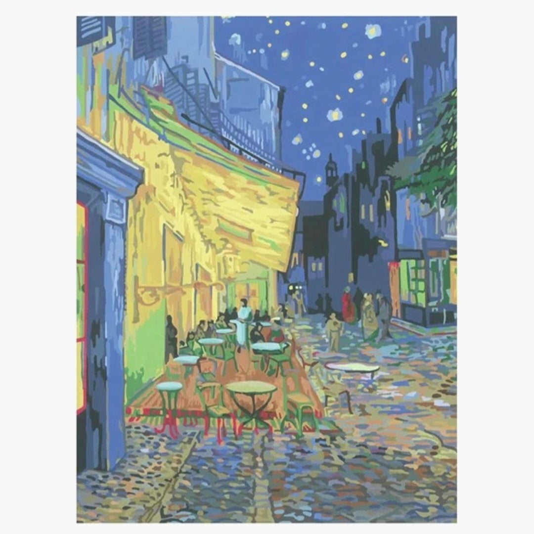 Ravensburger: Cafe terrace (Van Gogh) schilderen op nummer