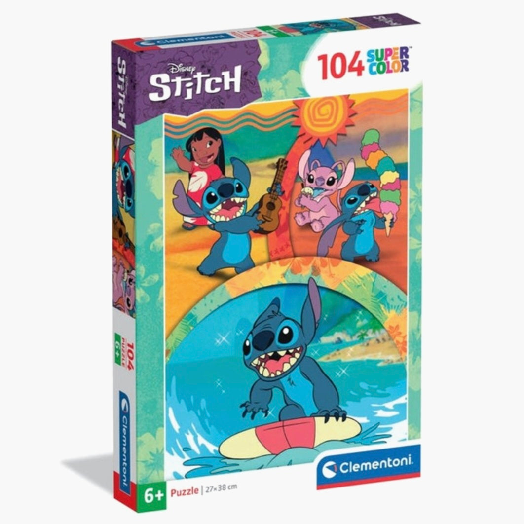 Clementoni: Supercolor - Stitch - 104 stukjes