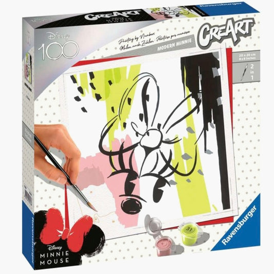Ravensburger: CreArt - D100 Jubilee Edition Minnie Mouse 3 - Schilderen op nummer