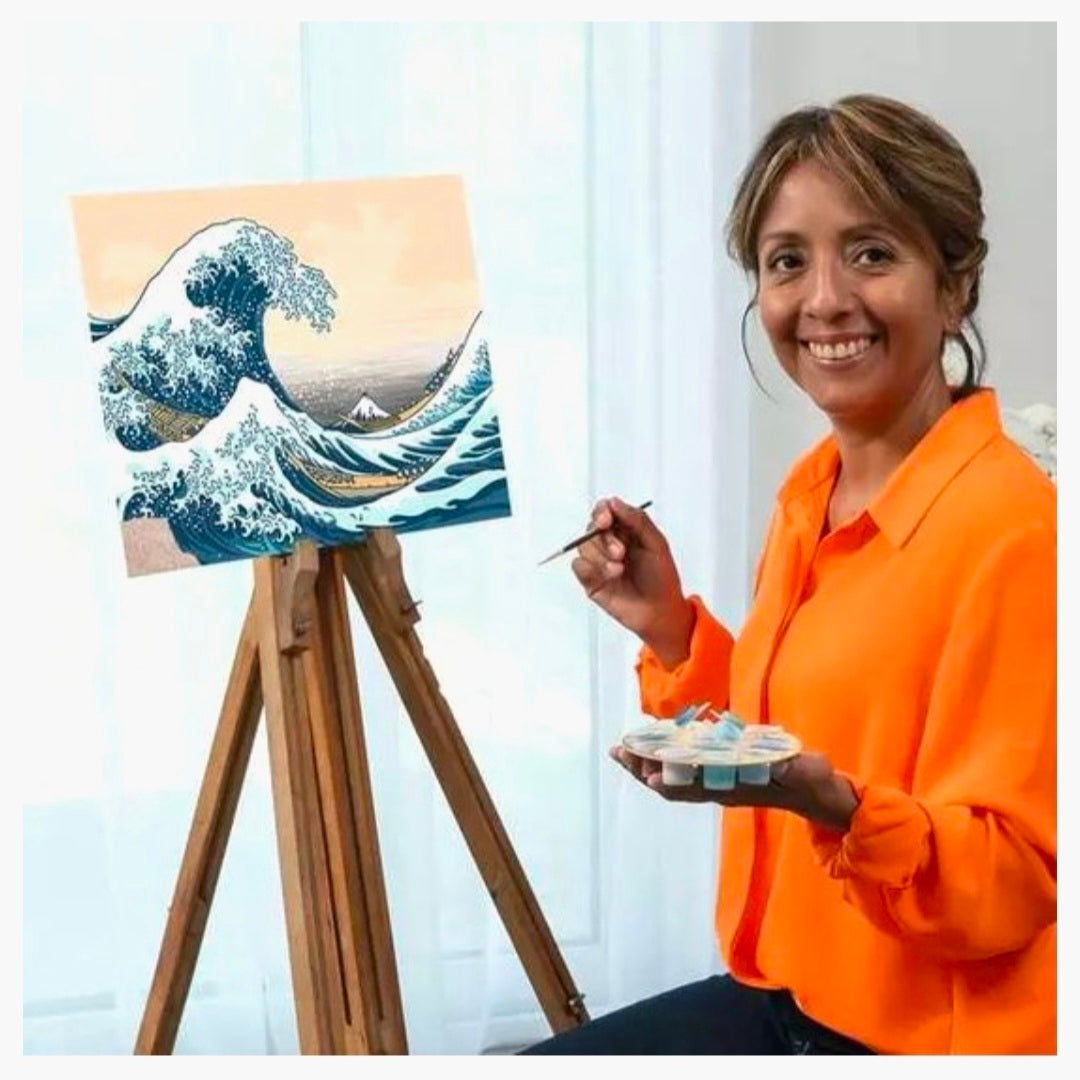 Ravensburger: CreArt Hokusai - The Great Wave - Schilderen op Nummer