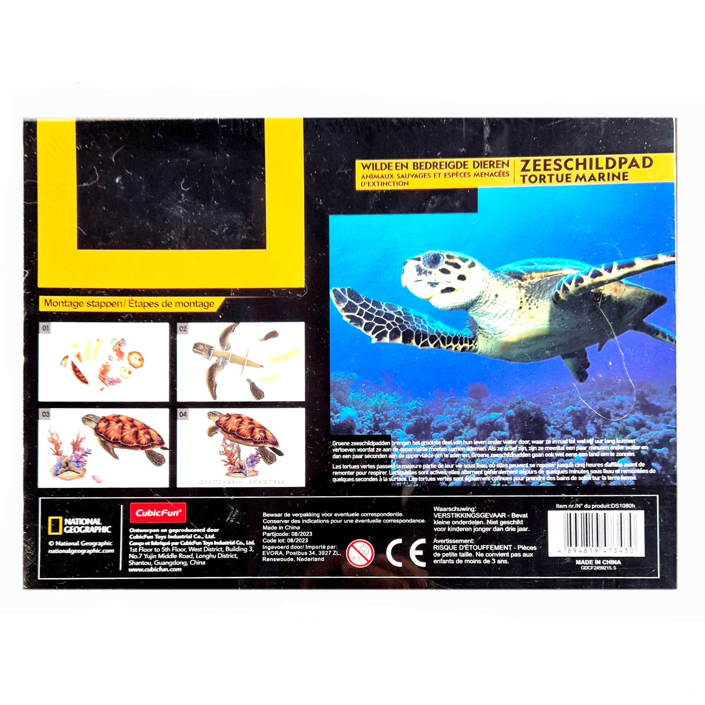 National Geographic: 3D Zeeschildpad - 31 stukjes