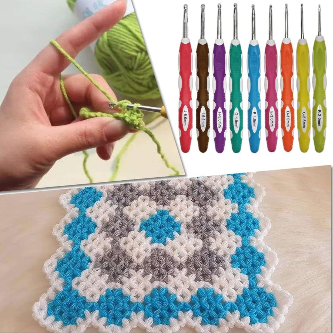 18 delig Haaknaaldenset