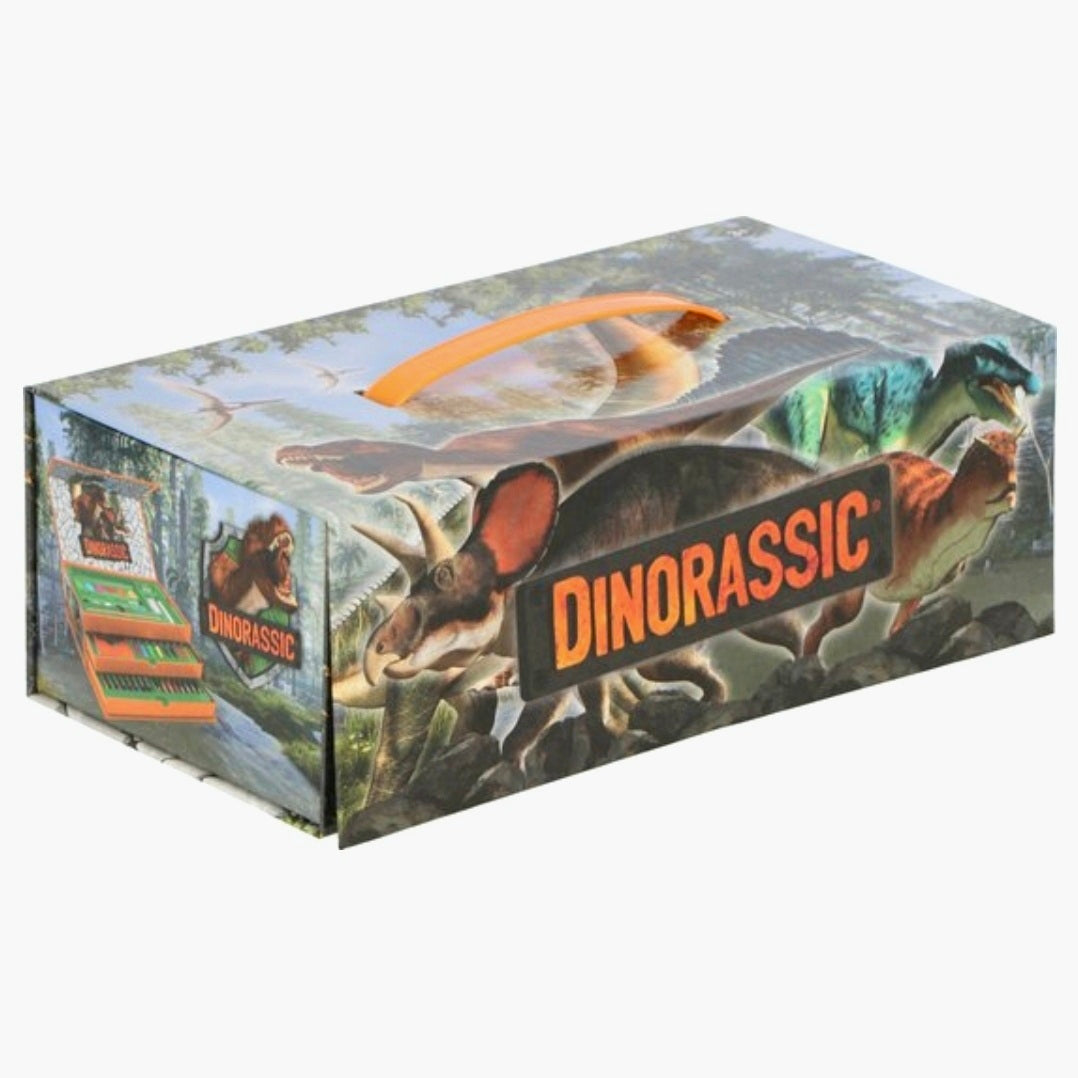 Dinorassic: Kleurkoffer - 52 delig
