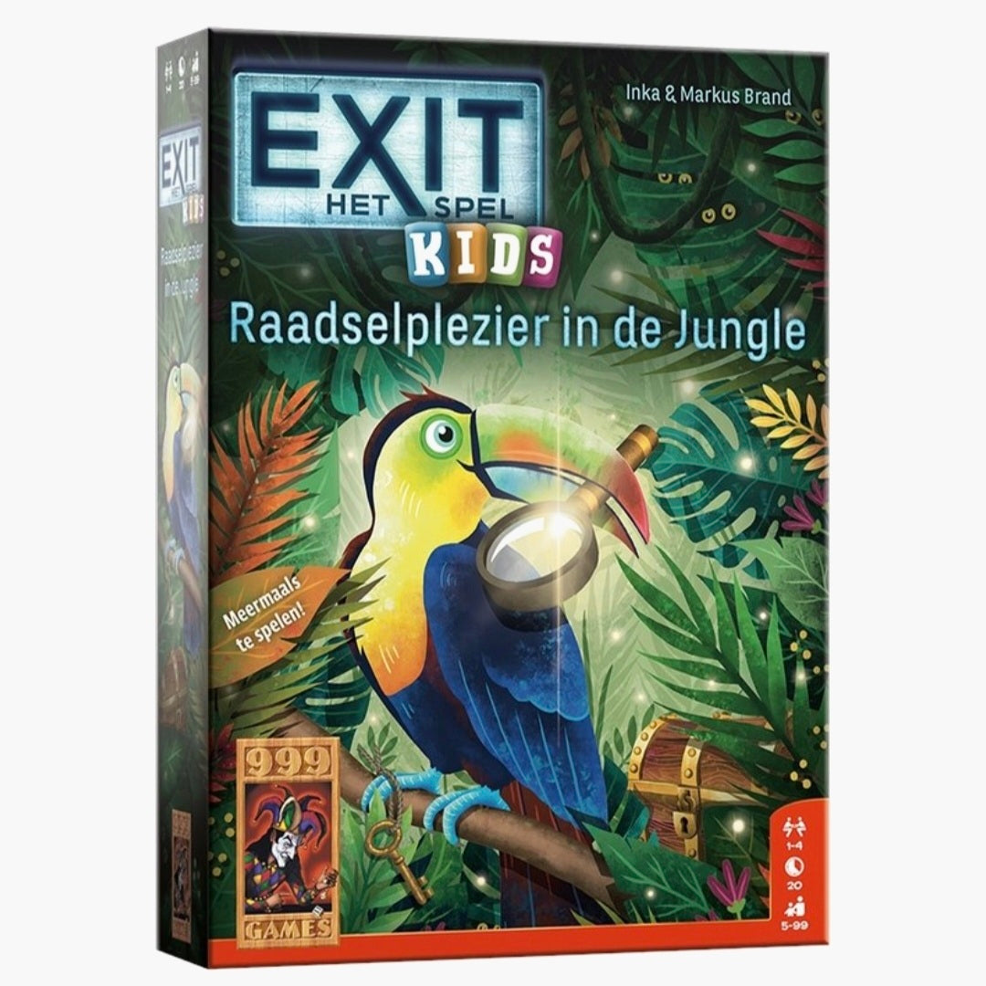 999 games: Exit - raadselplezier in de jungle Kids - Breinbrekerspel