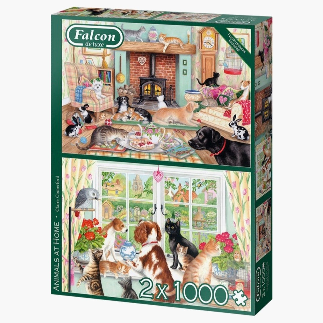 Falcon: Animals at Home - 2x 1000