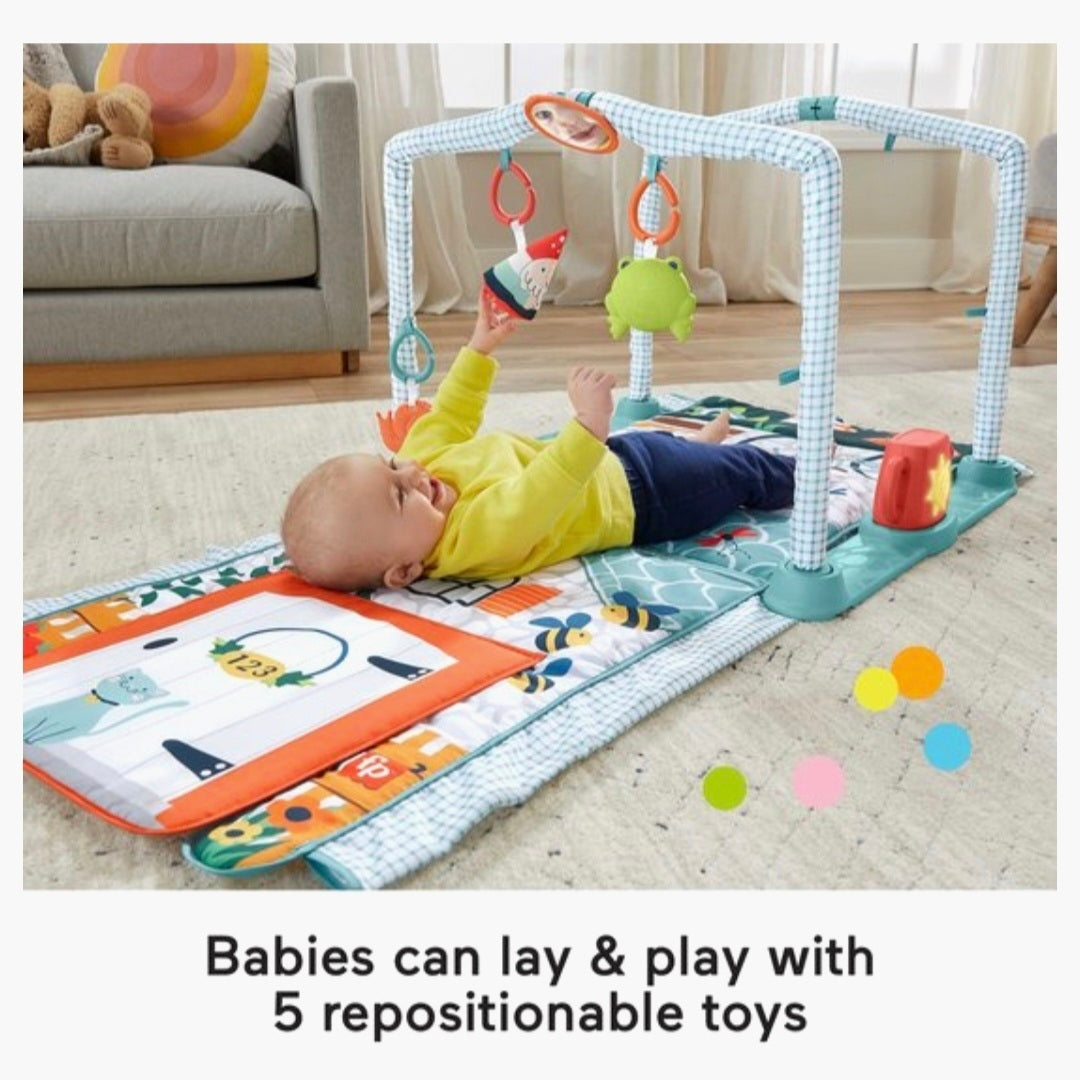 Fisher Price: 3-In-1 Kruipen en Spelen - Activiteitenspeelmat