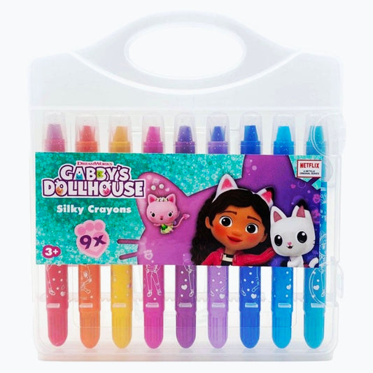 Gabby's Dollhouse: Silky Gelkrijtjes - 9 kleuren