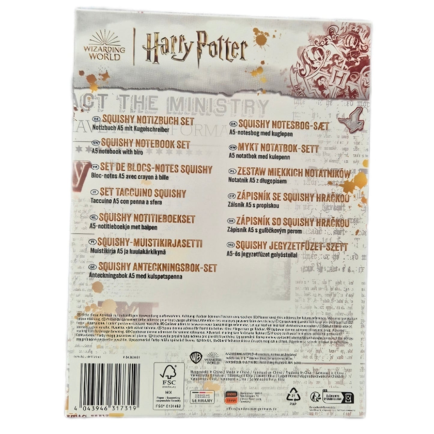Harry Potter: Notitieboek + Pen