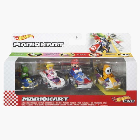 Hotwheels: Mario Kart 4-pack