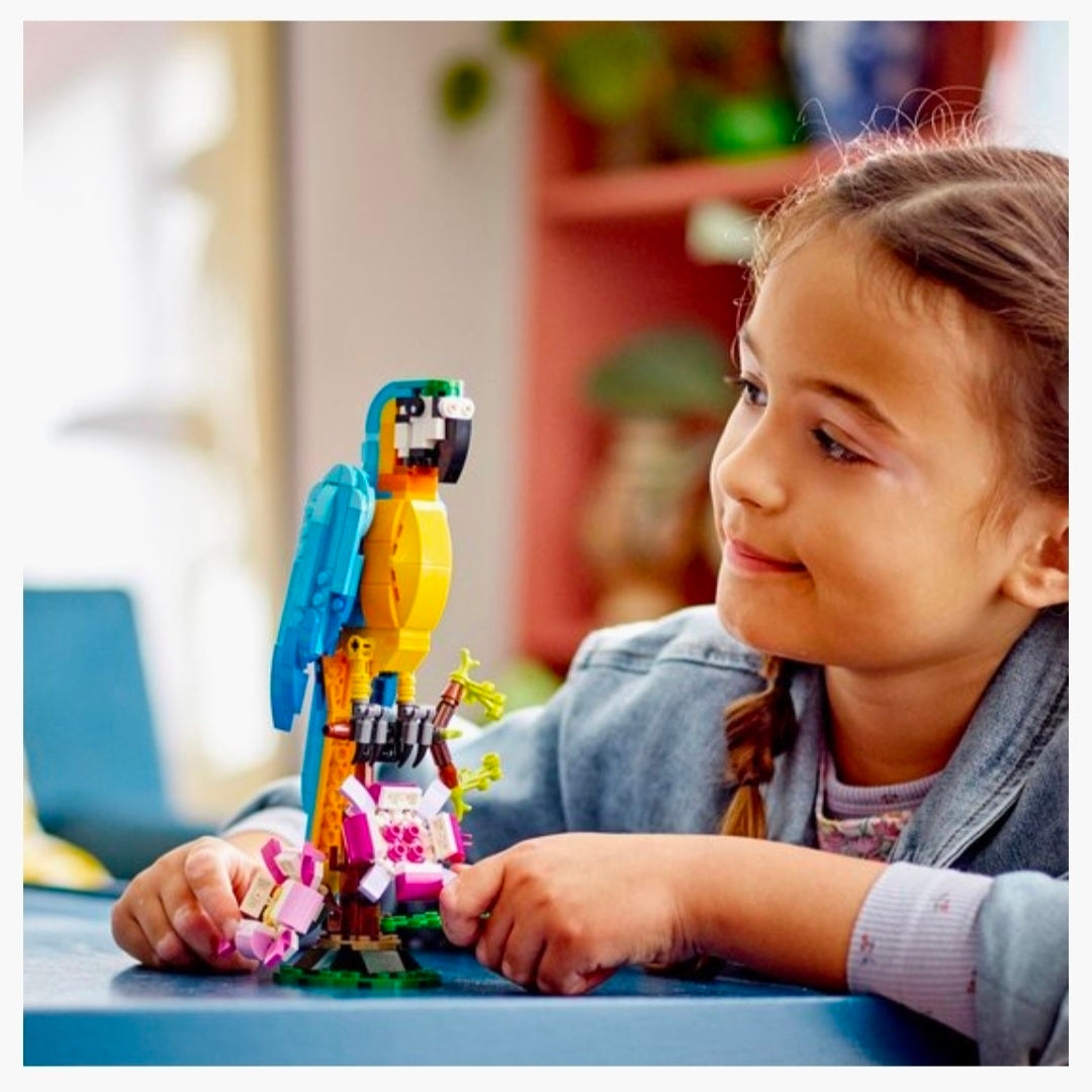 LEGO 31136: Creator 3in1 - Exotische Papagaai