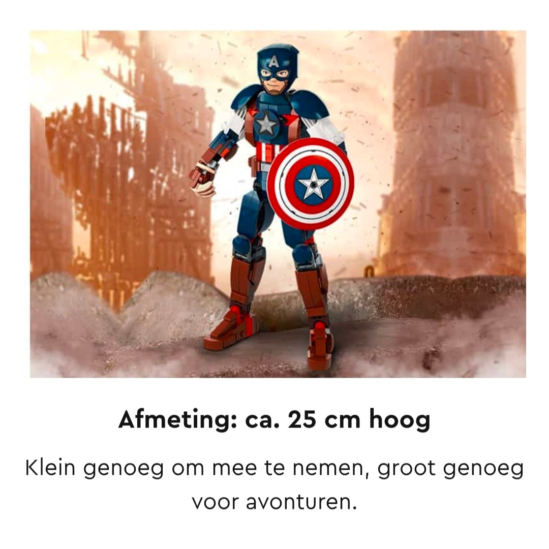 LEGO 76258: Marvel - Captain America bouwfiguur