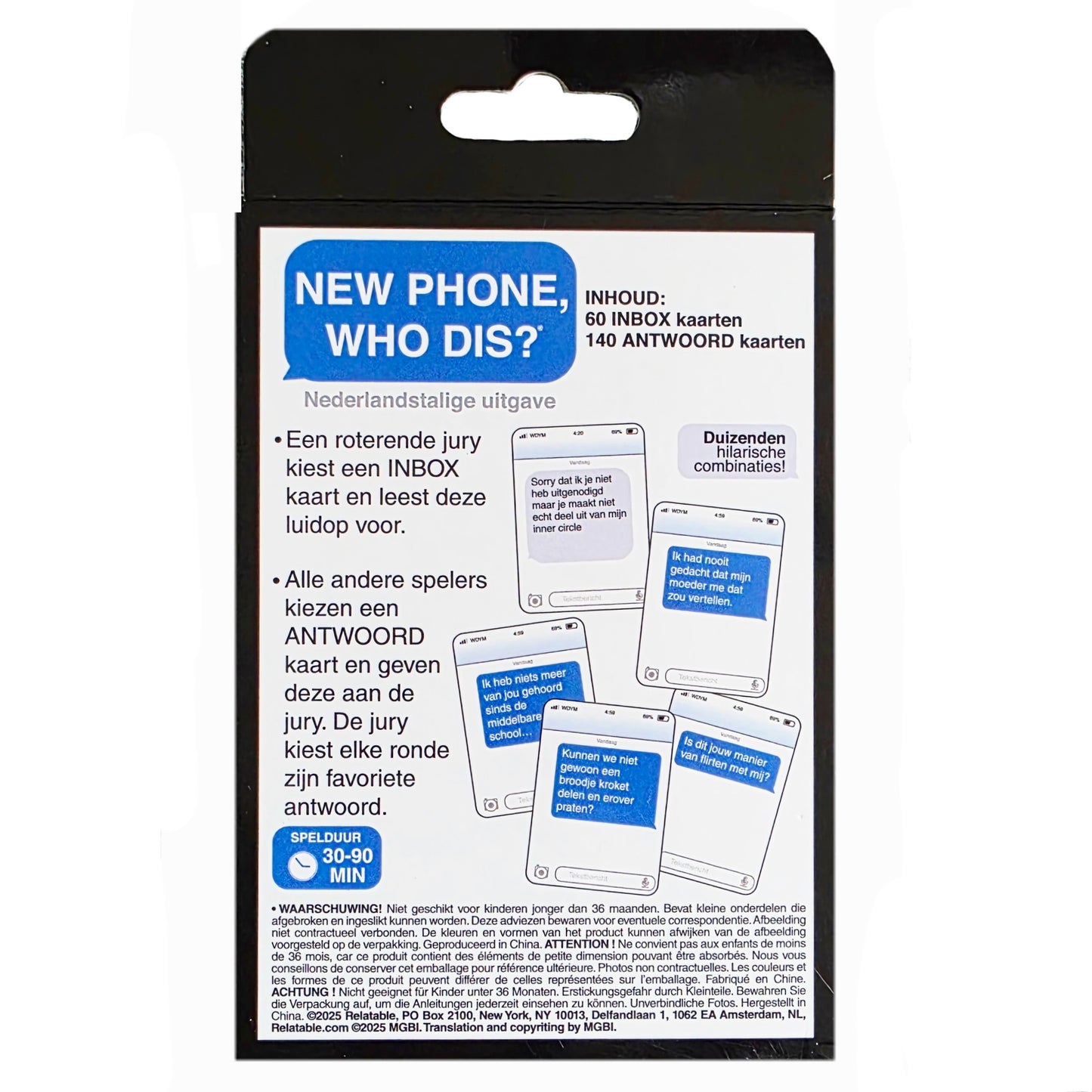 Megableu: What do you meme - New Phone, Who dis? Minispel (NL)