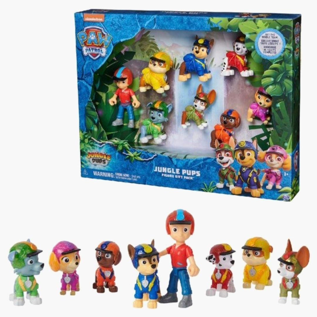 Paw Patrol: Jungle Pups 8 Speelfiguren Geschenkset