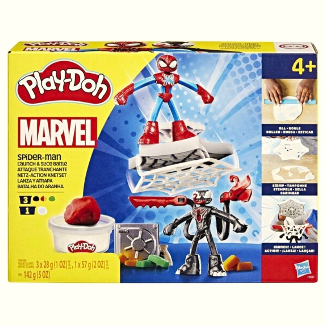 Play-Doh: Spider-Man Launch & Slice Battle Kleiset