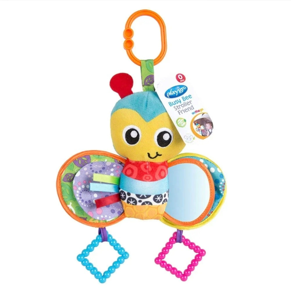 Playgro: Kinderwagen hanger - Bij - 0M+