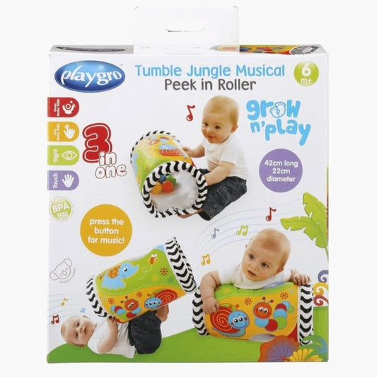 Playgro: Tumble Jungle Musical - Peek in Roller