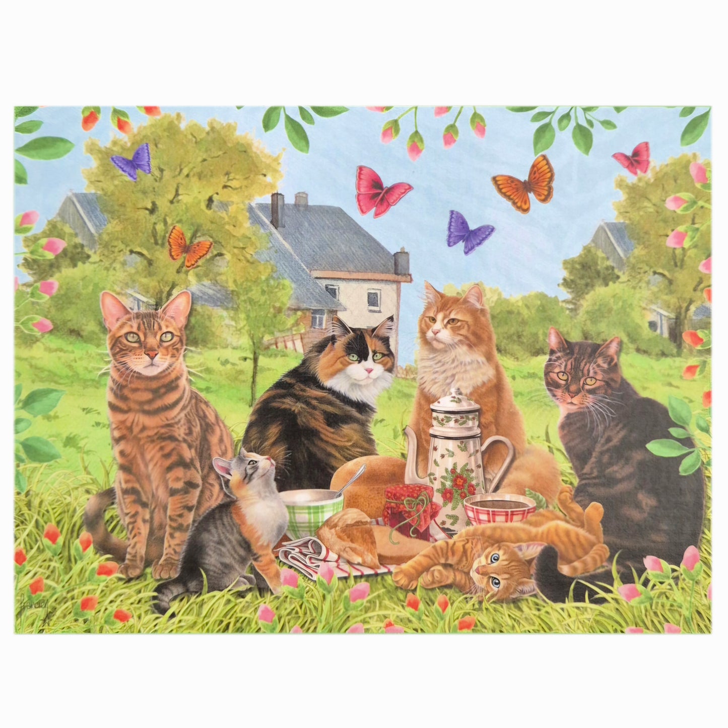 Jumbo: Francien - Cats having a Picnic - 950