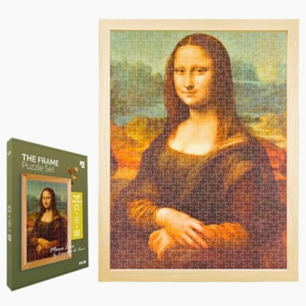 The Frame: Leonardo da Vinci - Mona Lisa - met houten Lijst - 500
