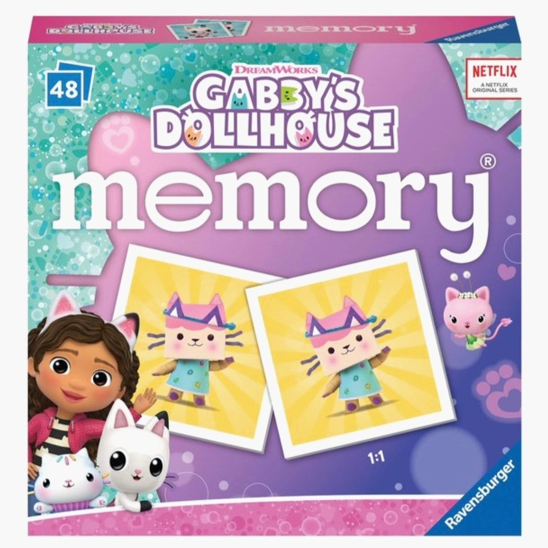 Ravensburger:  Dreamworks Gabby's Dollhouse - Mini Memory