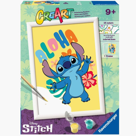 Ravensburger CreArt Disney Aloha Stitch - schilder op nummer