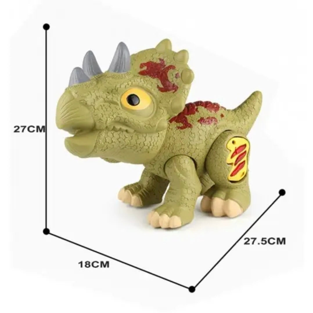 Ruby Toys: Dinosaurus met Licht & Geluid - Groen/Rood