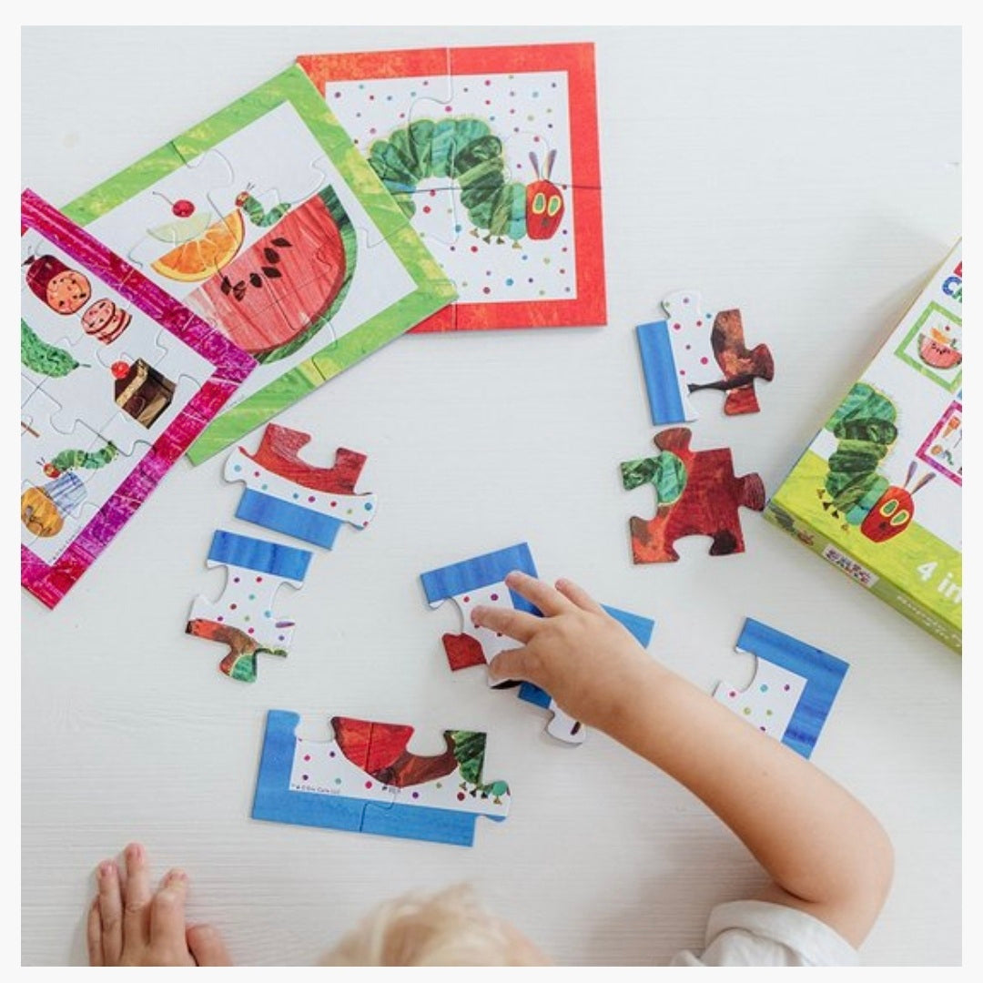 Rupsje Nooitgenoeg: 4in1 Puzzels - 4-6-9-16