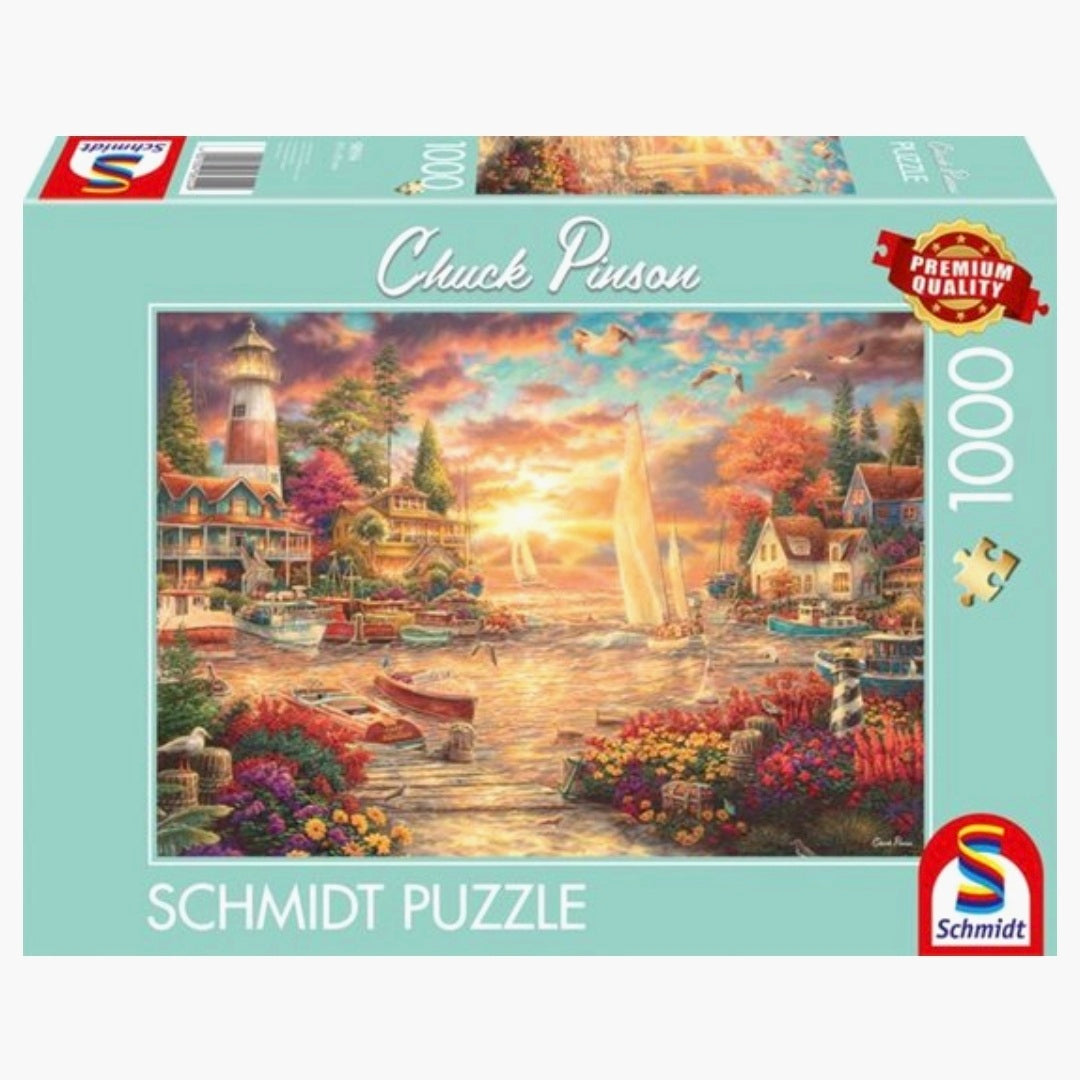 Chuck Pinson: Ochtendsfeer aan het Meer - 1000