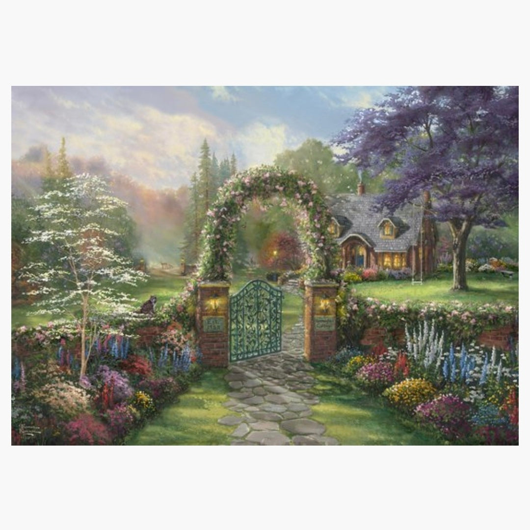 Thomas Kinkade: Hummingbird Cottage - 1000