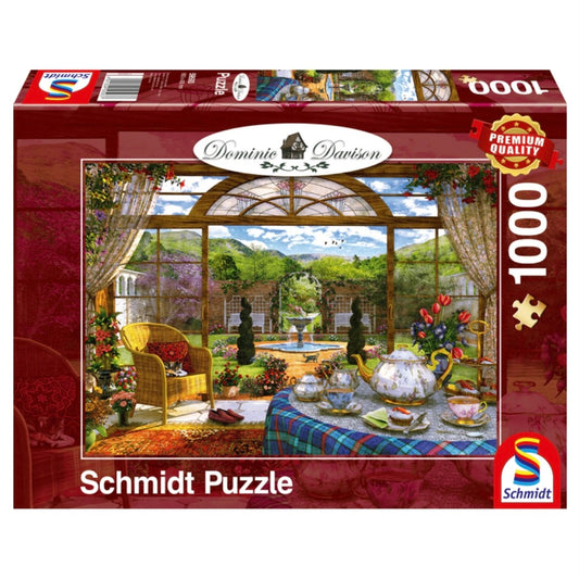 Schmidt: Dominic Davison - Uitzicht vanuit de serre - 1000