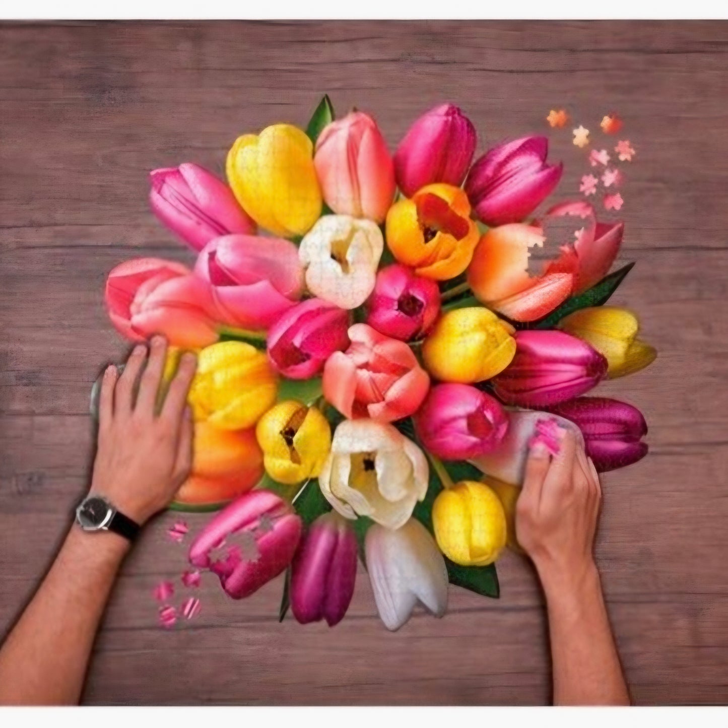 Shaped puzzel: Sunflower - Tulpen - 700