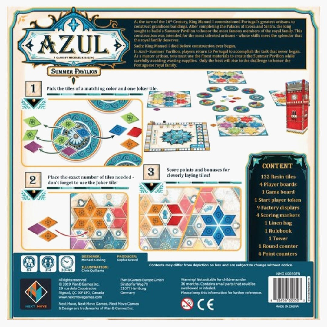 Azul - Zomerpaviljoen - Bordspel