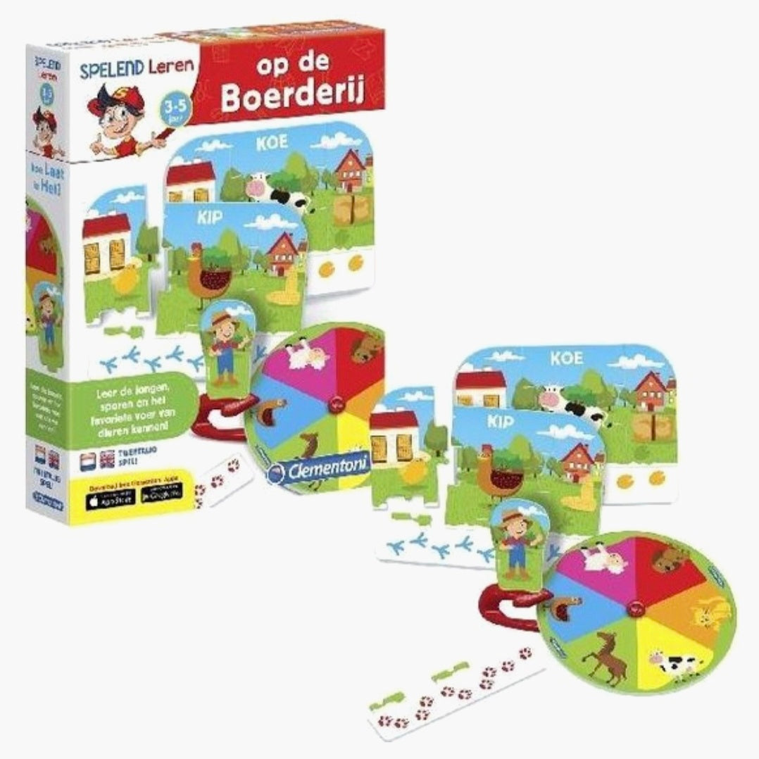 Clementoni: Leerspel - Op de Boederij