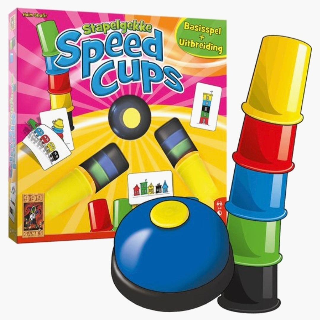 999 games: Stapelgekke Speed Cups Basisspel +Uitbreiding (Actiespel)