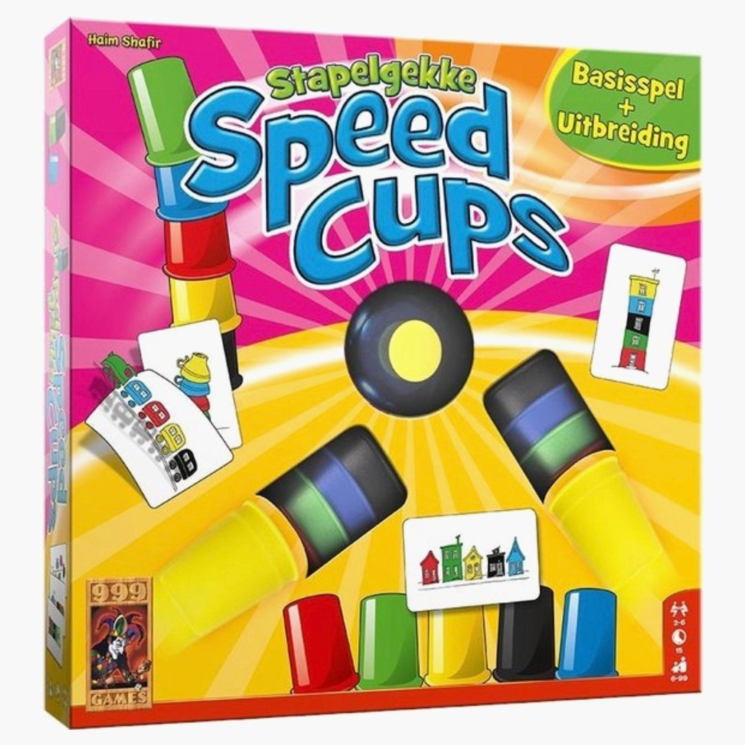 999 games: Stapelgekke Speed Cups Basisspel +Uitbreiding (Actiespel)