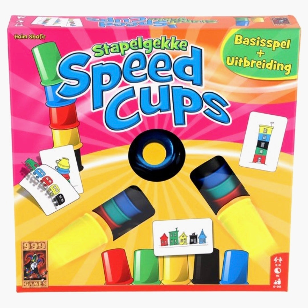 999 games: Stapelgekke Speed Cups Basisspel +Uitbreiding (Actiespel)