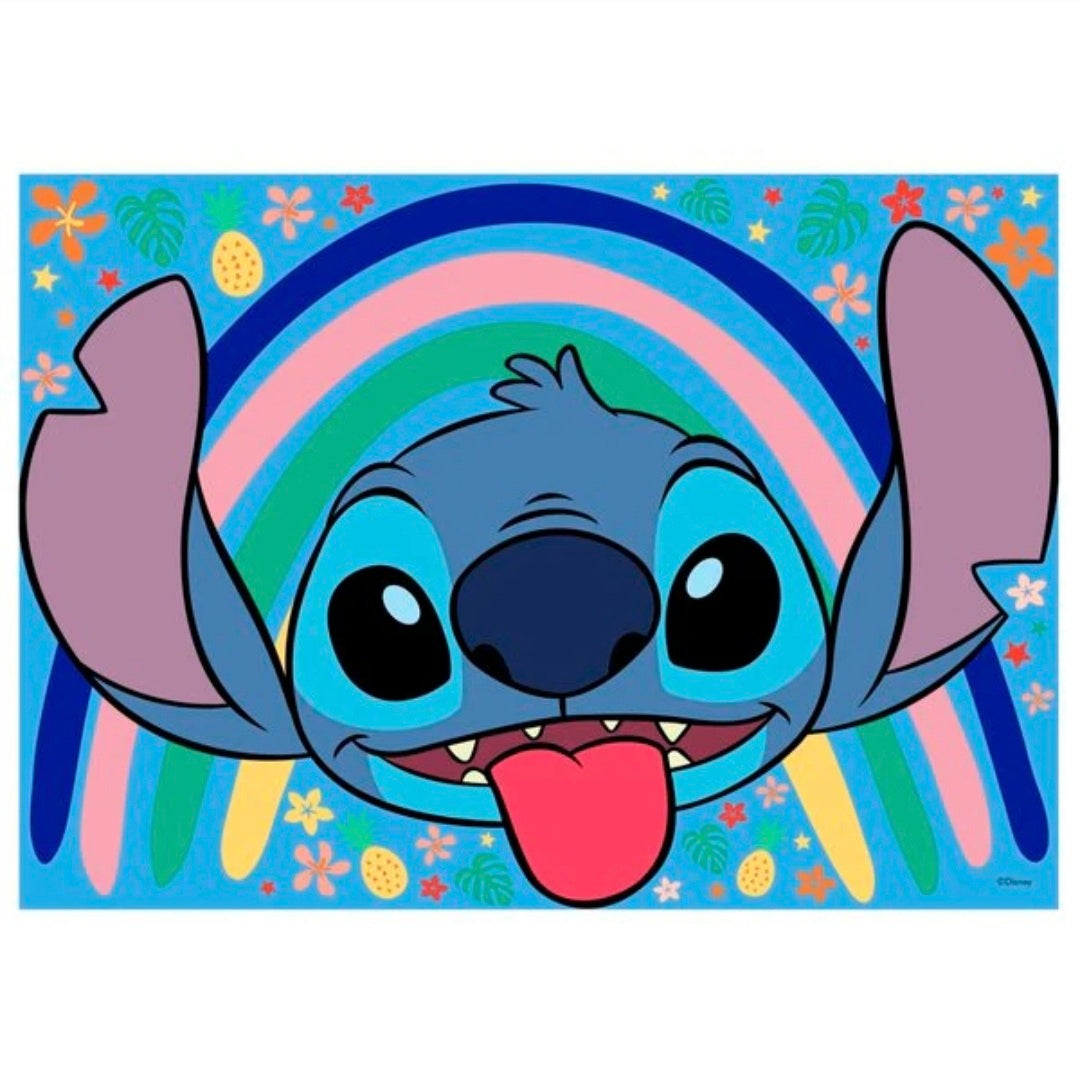 Disney Stitch: 4 Puzzels - 12+16+20+24