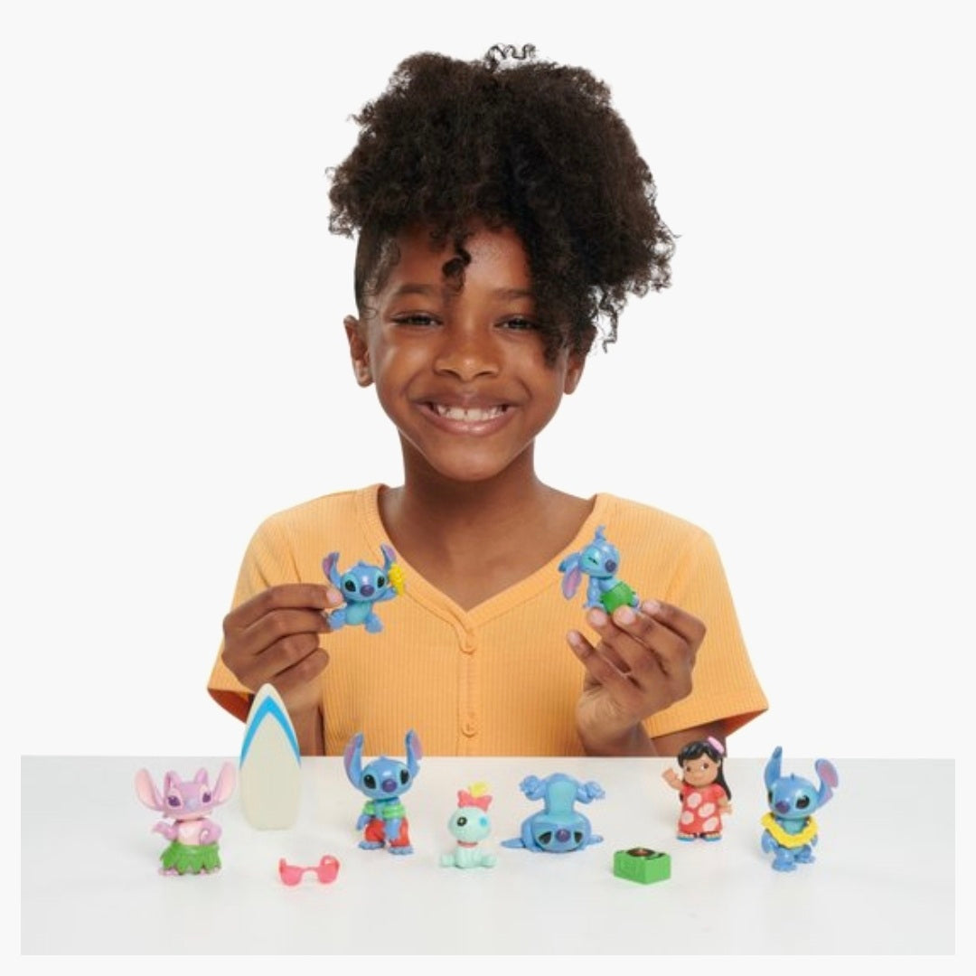 Stitch: Deluxe Set 8 Speelfiguren + 5 accessoires