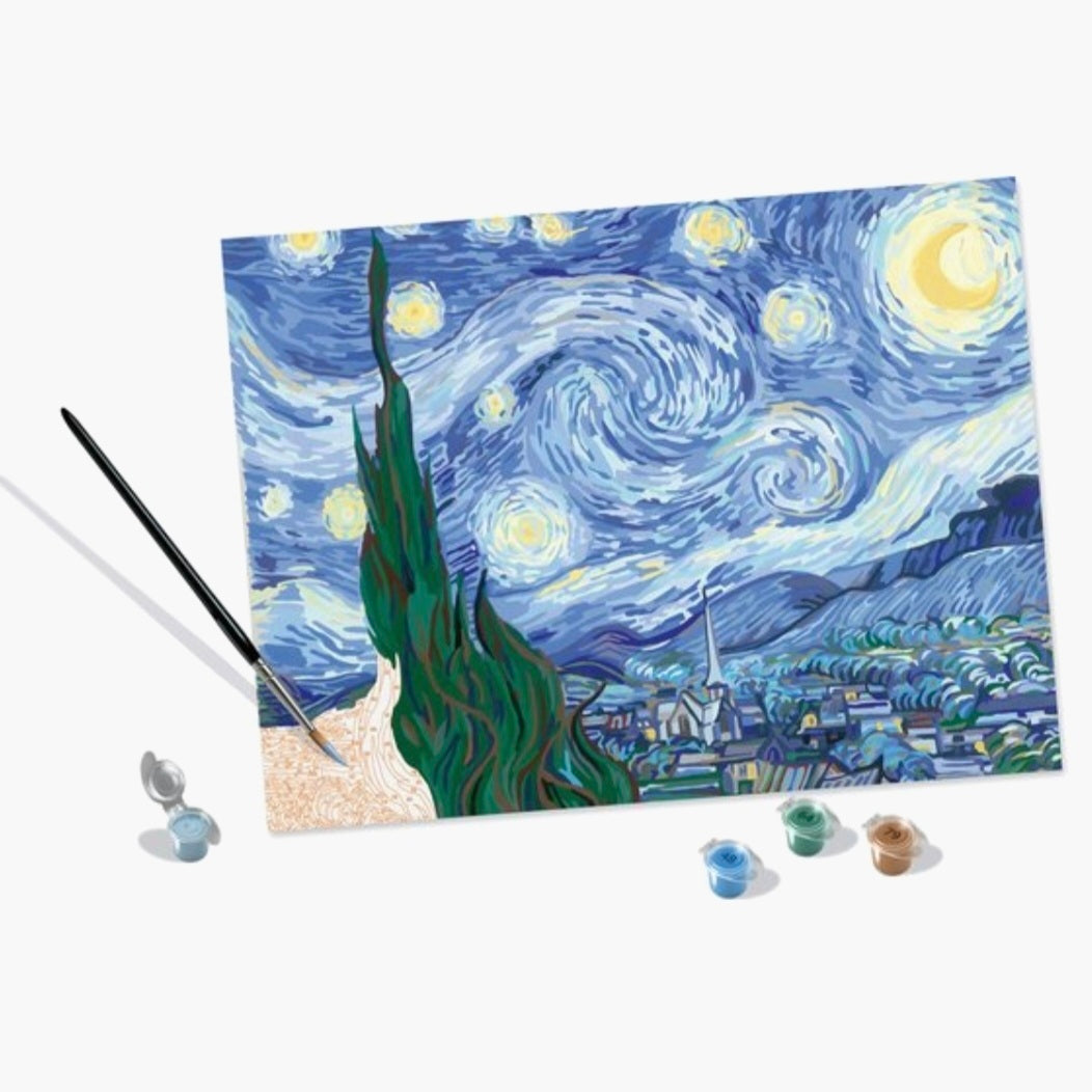 Ravensburger: The Starry Night (Van Gogh) schilderen op nummer