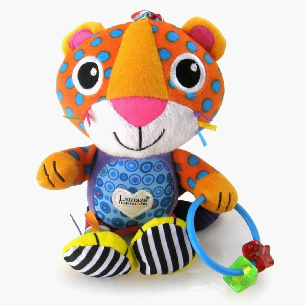 Tomy: Tomy Lamaze Purring Percival Luipaard Knuffel - 0 mnd+