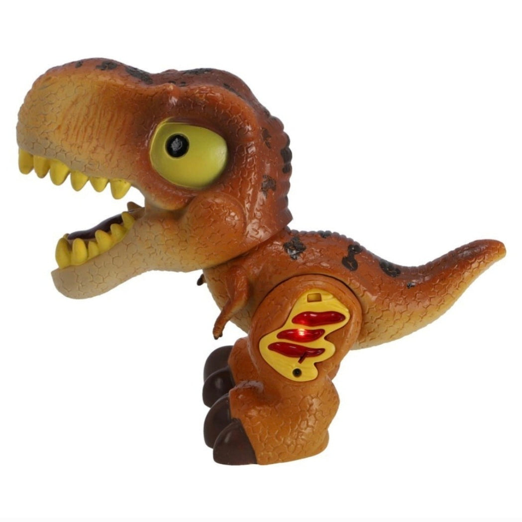 Ruby Toys: Dinosaurus met Licht & Geluid - Bruin