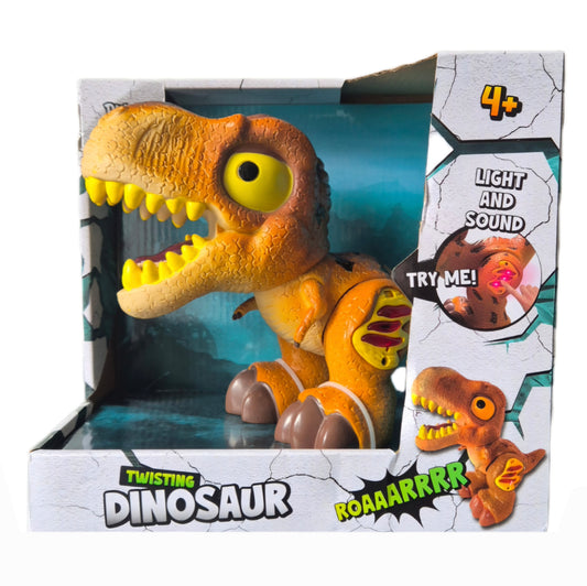 Ruby Toys: Dinosaurus met Licht & Geluid - Bruin
